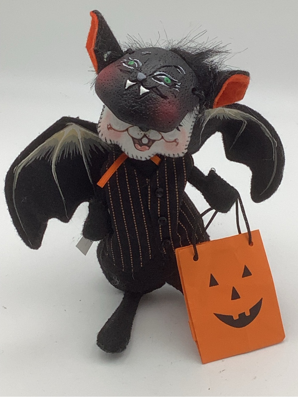 2005 Annalee Posable Halloween Mouse in Bat Costume - Picture 2 of 10